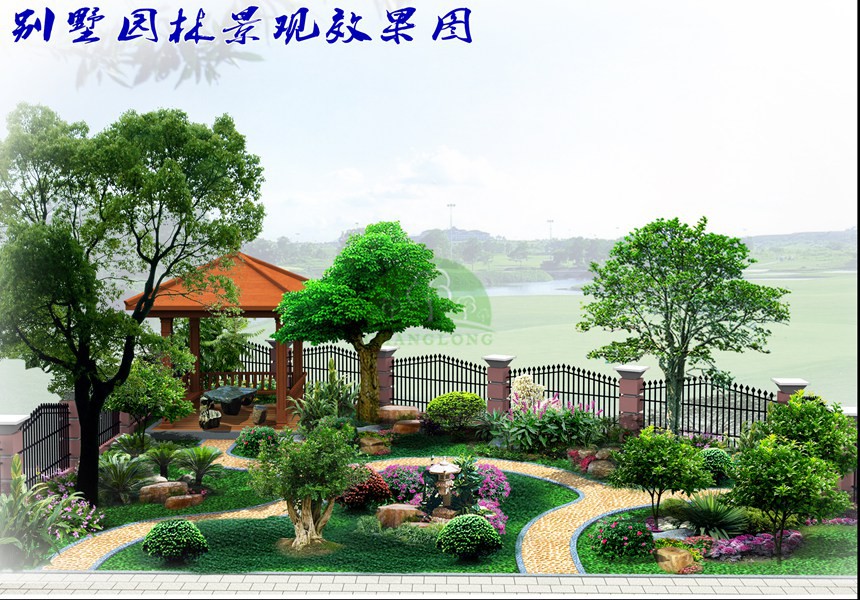別墅園林景觀設計要注意的細節,私家花園綠化重要組成部分